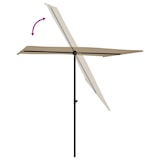 thumbnail of Parasol de jardin avec mât en aluminium 2x1,5 m Taupe Modèle Terrasse Tau Plus