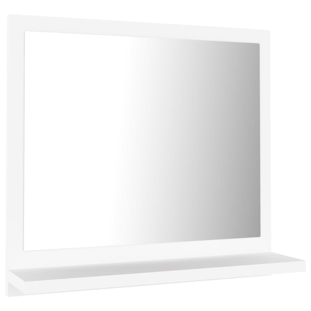 Helloshop26 - Miroir de salle de bain 40 x 10,5 x 37 cm aggloméré blanc 02_0006903