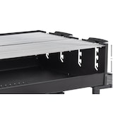 thumbnail of METRO PROFESSIONAL Barbacoa de carbón con ruedas, 137 x 68 x 94 cm, funda protectora y mesa lateral, acero/acero inoxidable, negro