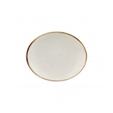 thumbnail of 12 x Platte oval 19cm STONECAST barley white