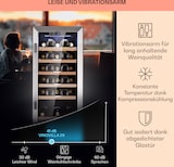 thumbnail of Klarstein Vinovilla 29 Built-In Weinkühlschrank 81 l / 29 Fl. Glastür Edelstahl Edelstahl