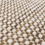 thumbnail of Wollteppich Handgewebt Korbmuster | 160x230cm, 4mm Florhöhe, 14mm Gesamthöhe | Olivgrün | Mit Fransen | Schalldämpfend | PISA Kollektion Kadima Design