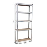 thumbnail of Schwerlastregal 170x75x30 cm 2er Set Steckregal Lagerregal