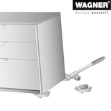 thumbnail of WAGNER Möbelheber/Lifter/Umzugshelfer - 38 x 6,5 cm, aus hochwertigem Stahl, Tragkraft 150 kg - 20412101