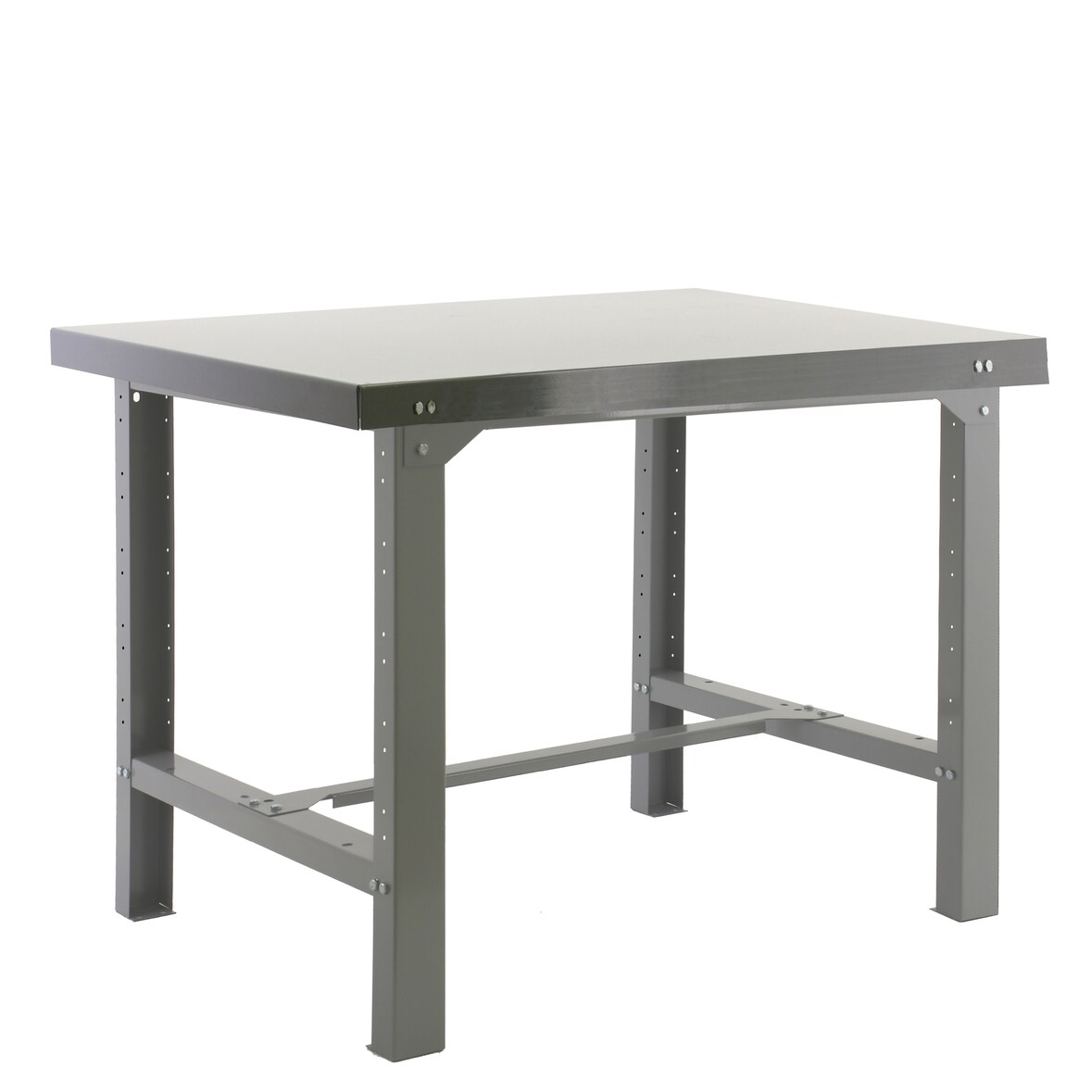 SimonRack Tavolo da lavoro per officina, 1800x730 mm, Piano metallico, Portata 600 kg, Grigio - BT-6