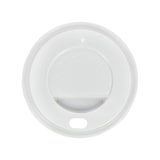 thumbnail of MONOUSO - Tapa Travel con Agujero PS para Vaso Cartón Blanca Ø7,0cm (100 Uds)