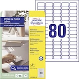 thumbnail of AVERY Zweckform Ablösbare Universaletiketten L4732REV-10 Selbsthaftend DIN A4 Weiß 3,56 x 32,7 x 1,69 cm 10 Stück à 80 Etiketten