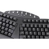 thumbnail of Perixx PERIBOARD-612B DE PERIBOARD-612B DE, ergonomische Tastatur, Dualmodus, Funk/Bluetooth, Windows/Mac, schwarz