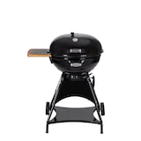 thumbnail of Tarrington House Houtskoolbarbecue Burnaby, staal, 80 x 70 x 94 cm, met inklapbare zijtafel, 2 wielen, zwart