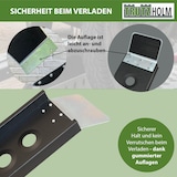 thumbnail of TRUTZHOLM 1 x Auffahrschiene 194 cm Traglast 200 kg Alu Auffahrrampe Verladerampe Rampe schwarz