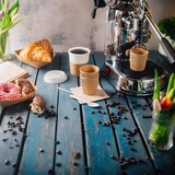 thumbnail of BIOZOYG 500 Stück Riffelbecher 100 ml / 4 oz Espresso Pappbecher, ungebleicht braun, Einwegbecher, Nachhaltig, Biologisch Abbaubar, Einwegbecher