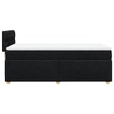 thumbnail of vidaXL Boxspringbett mit Matratze Schwarz 100x200 cm Stoff