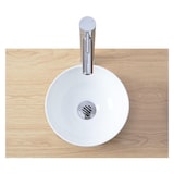 thumbnail of Bonde à écoulement libre à grille chromée - sans trop plein LISON