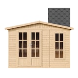 thumbnail of Casa de jardim recreativa M334FB – 303 x 199 cm – 6 m2, com telhas pretas