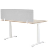 thumbnail of Schreibtisch Trennwand Noisy mit abgerundeten Ecken - 130 x 40 cm, grau