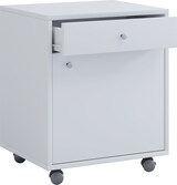 thumbnail of Masola Kommode , Büroarchiv auf Rädern 1 Schublade und 1 Tür weiß.