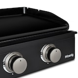 thumbnail of H.Koenig Plancha PLX1022 Gasgrill mit 2 U-Brenner aus Edelstahl, Stromversorgung für Propan oder Butan, Temperatur einstellbar bis 350 °C