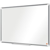 thumbnail of NOBO Lavagna Bianca Magnetica PREMIUM PLUS, Acciaio Laccato, 900x600mm, Cornice in alluminio, Montaggio ad angolo, Vaschetta Porta Accessori, 1915155