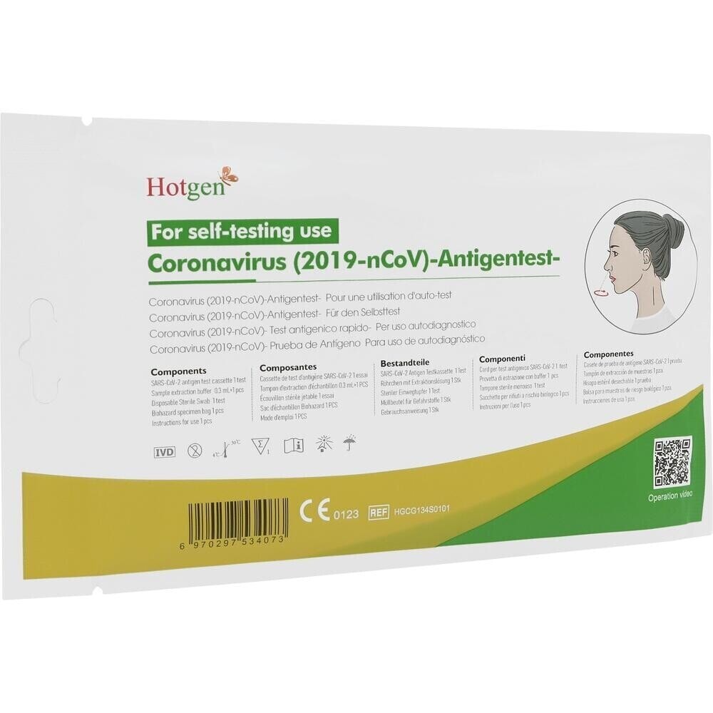 40x Hotgen Laientest - Softpack (VPE: 1) haltbar bis 11/2025