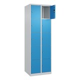 thumbnail of C+P Schließfachschrank Classic PLUS, 2 Abteile, 1850x600x500mm, 7035/5012