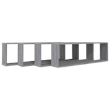 thumbnail of vidaXL Wandregale 4 Stk. Grau Sonoma 100x15x30 cm Holzwerkstoff