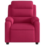 thumbnail of vidaXL Massagesessel Weinrot Samt