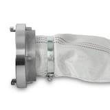 thumbnail of EBERTH Manguera plana con acoplamiento Storz 75-B, longitud de 20 m, diámetro de 3 pulgadas, manguera de tejido, manguera industrial