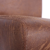 thumbnail of CHEFGASTRO 6er-Set Esszimmerstuhl klassisch und zeitlos HxBxT 90x43x56cm Sitzhöhe 45cm Küchenstuhl Textil Beine Struktur - Eiche Wildlederimitat