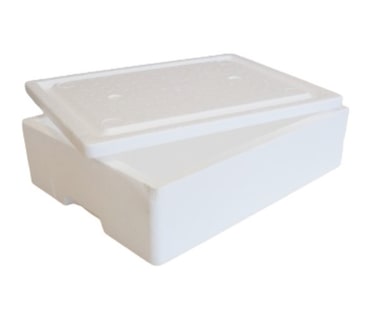 Caja térmica de poliestireno expandido 7'5 litros, para transporte de alimentos (30 unidades)