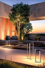 thumbnail of SOON Lampe – Tragbare Solar-LED 2,2 W 3000 K IP54 Steh- und Tischleuchte aus anthrazitfarbenem Aluminium, Höhe 32 cm – Rossini Illuminazione