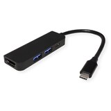 thumbnail of VALUE USB Typ C Dockingstation, HDMI 4K, 2x USB Typ A + Typ C PD