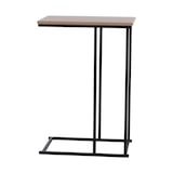 thumbnail of WellHome - Mesa Lateral de Metal com Tampo em MDF e Melamina na Cor Natural 40x26x58cm