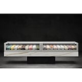 thumbnail of Vitrine réfrigérée à crème glacée gelato et pâtisserie froid ventilé bi-température 120+120x74x96 soit 6+6 bacs de 5 litres  ISA ONESHOW BASE