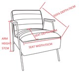 thumbnail of Sessel Hutch grün - Anderer Stoff Amadeus 60x76 cm
