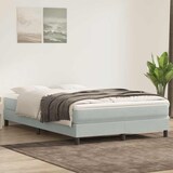 thumbnail of vidaXL Boxspring zonder matras fluweel lichtgrijs 160x210 cm