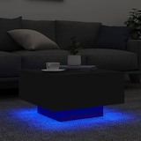 thumbnail of vidaXL Couchtisch mit LED-Leuchten Schwarz 55x55x31 cm