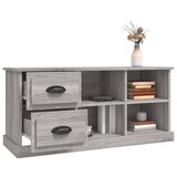 thumbnail of Mueble de TV madera contrachapada gris Sonoma 102x35,5x47,5 cm