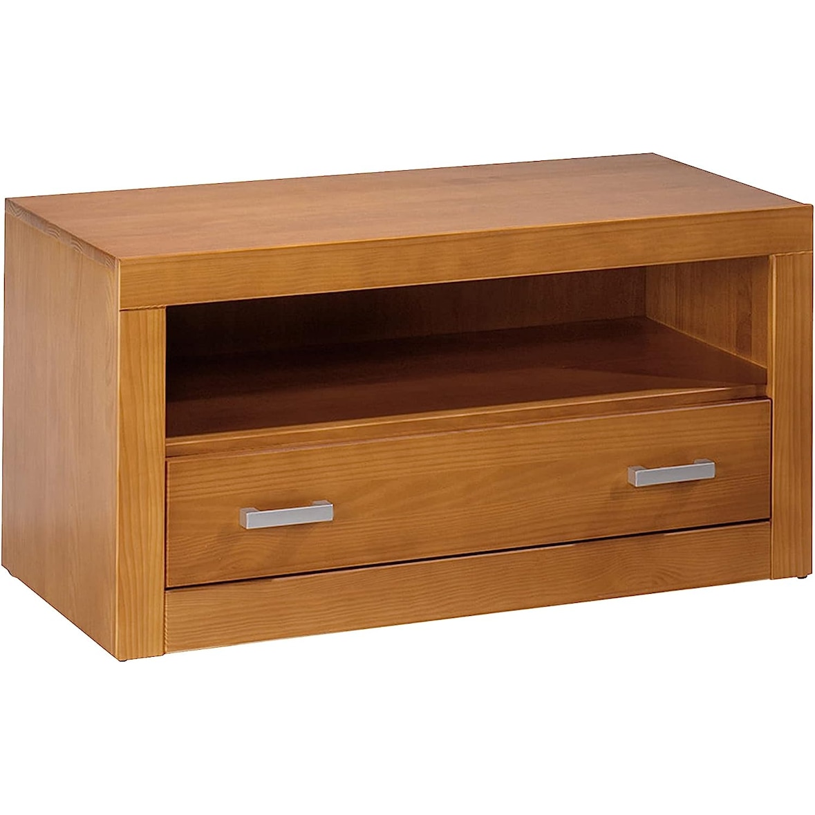 Mesa de televisión  pino macizo color cerezo