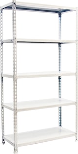 thumbnail of SimonRack Scaffalatura metallica, 2000x1000x500 mm, 5 livelli, ripiano metallico, 180 kg al punto di flessione, Bianco - Simonclick