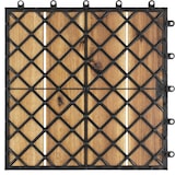 thumbnail of tectake Baldosas para terraza Tabula 4 listones - Juego de 40 marrón