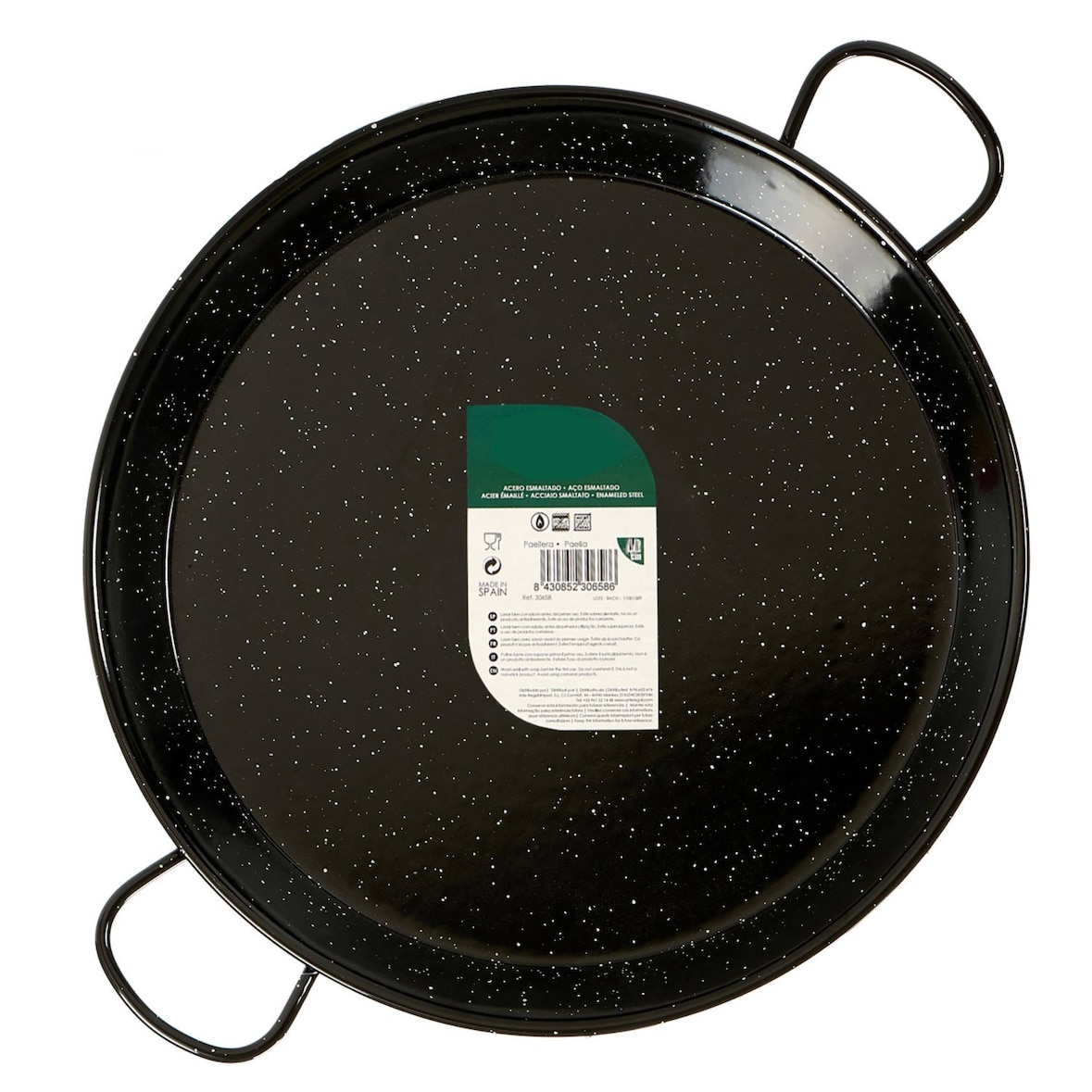 San Ignacio LA DEHESA - Geëmailleerde paellapan 38 cm voor 8 porties