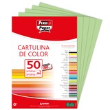 thumbnail of Pacote de 50 Cartolinas 180g. A4 verde maçã