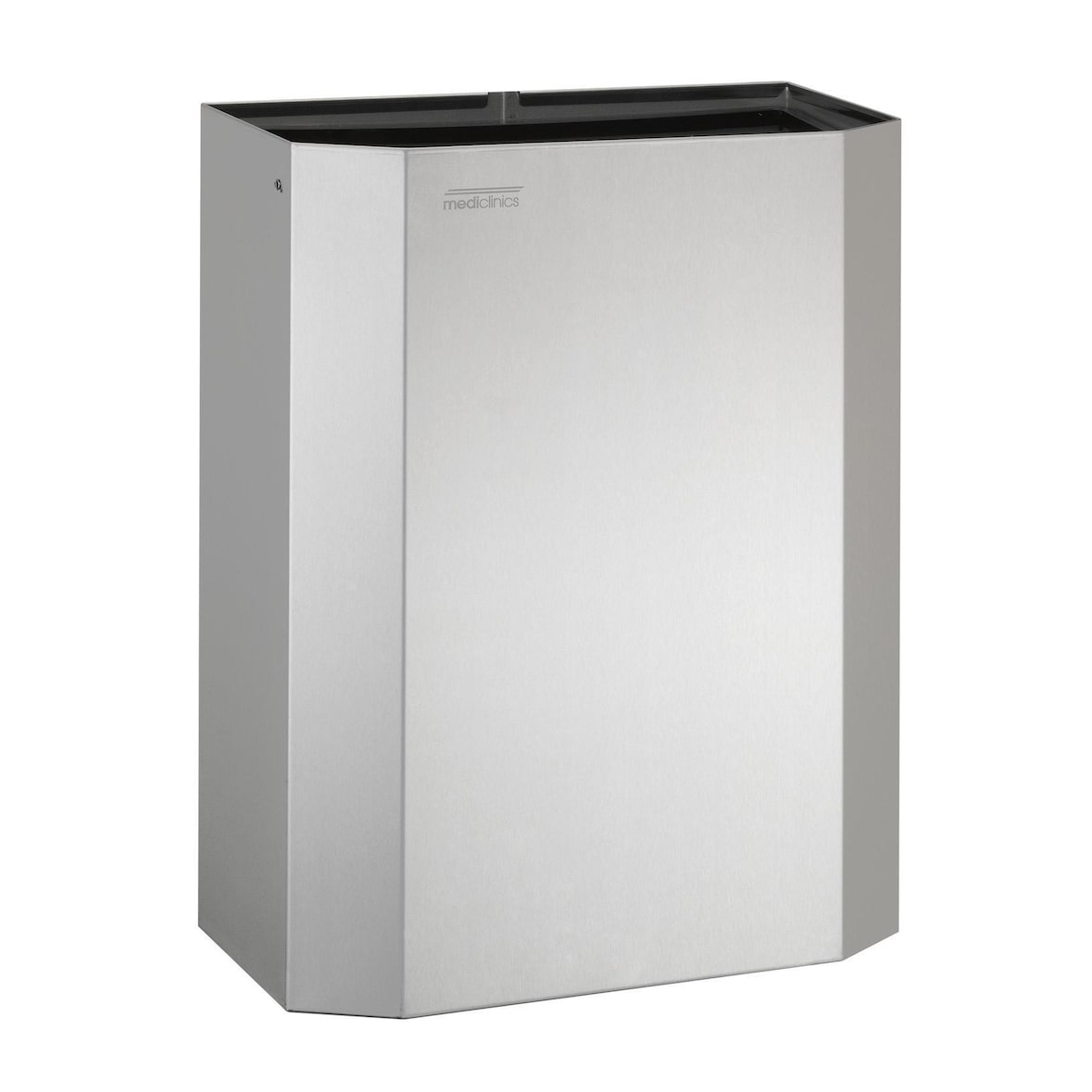 Mediclinics Abfallbehälter - Mülleimer - offen - 25 Liter - Edelstahl