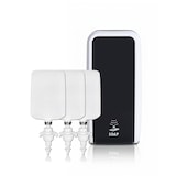 thumbnail of SET: Schaumseifenspender SENSOR, berührungslos Blanc Cosmos versch. Farben+3x 1-Liter Schaumseife antibakteriell - PRODUKTSET : Farbe - Schwarz / Wei