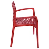 thumbnail of METRO PROFESSIONAL Stapelstoel met armleuning voor buiten Maurage, kunststof, rood