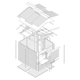 thumbnail of Quiosco de madera M149Z – 205 x 199 cm – 4 m²