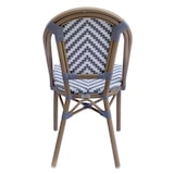 thumbnail of Chaise de jardin en aluminium et rotin synthétique