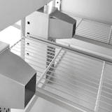 thumbnail of GastroHero Belegstation ECO 1365 Kühltisch 3 Türen 1365x700 mm für 7x GN 1/3 Belegkühlung 392L Edelstahl Saladette +2 bis +8 °C statische Kühlung R290