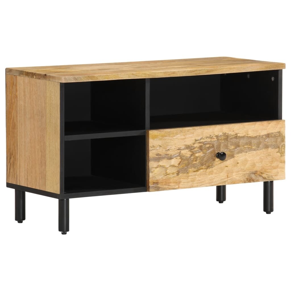 vidaXL TV-Schrank 80x33x46 cm Massivholz Mango