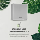 thumbnail of Secret Cool Mini-Kühlschrank Mini-Bar 13l 22dB 2 Etagen Silber-Metallic